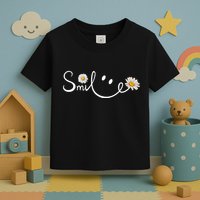 Smile Daisy Happy Face Toddler T-Shirt