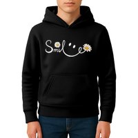 Smile Daisy Happy Face Kids Hoodie
