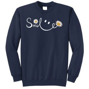 Smile Daisy Happy Face Sweatshirt