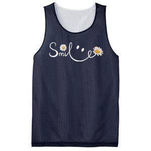 Smile Daisy Happy Face Mesh Reversible Basketball Jersey Tank