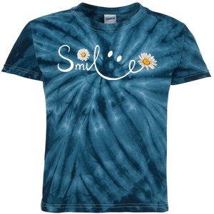 Smile Daisy Happy Face Kids Tie-Dye T-Shirt