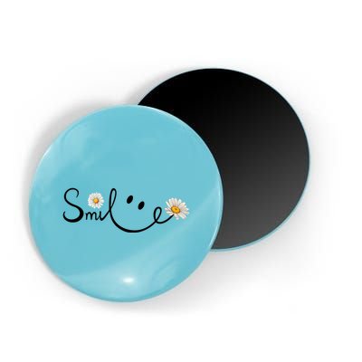 Smile Daisy Happy Face Magnet
