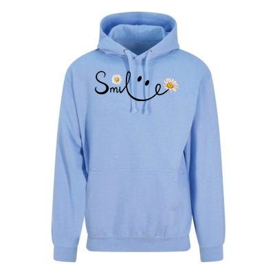 Smile Daisy Happy Face Unisex Surf Hoodie