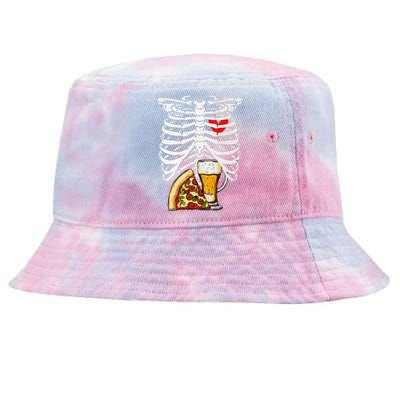 Skeleton Dad Halloween Pregnancy Couples Costumes Tie-Dyed Bucket Hat