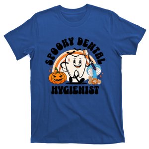 Spooky Dental Hygienist Retro Halloween Dentist Humor Cool Gift T-Shirt