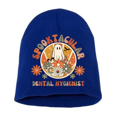 Spooktacular Dental Hygienist Rdh Dentist Halloween 2023 Gift Short Acrylic Beanie