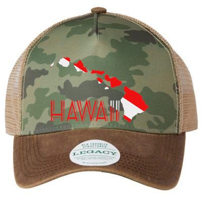 Scuba Dive Hawaii Scuba Diving Flag Legacy Tie Dye Trucker Hat