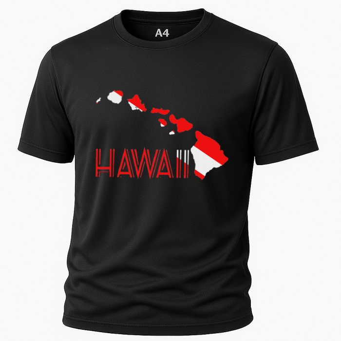 Scuba Dive Hawaii Scuba Diving Flag Cooling Performance Crew T-Shirt