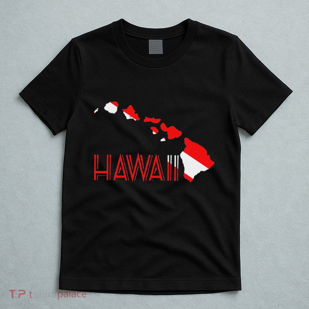 Scuba Dive Hawaii Scuba Diving Flag T-Shirt