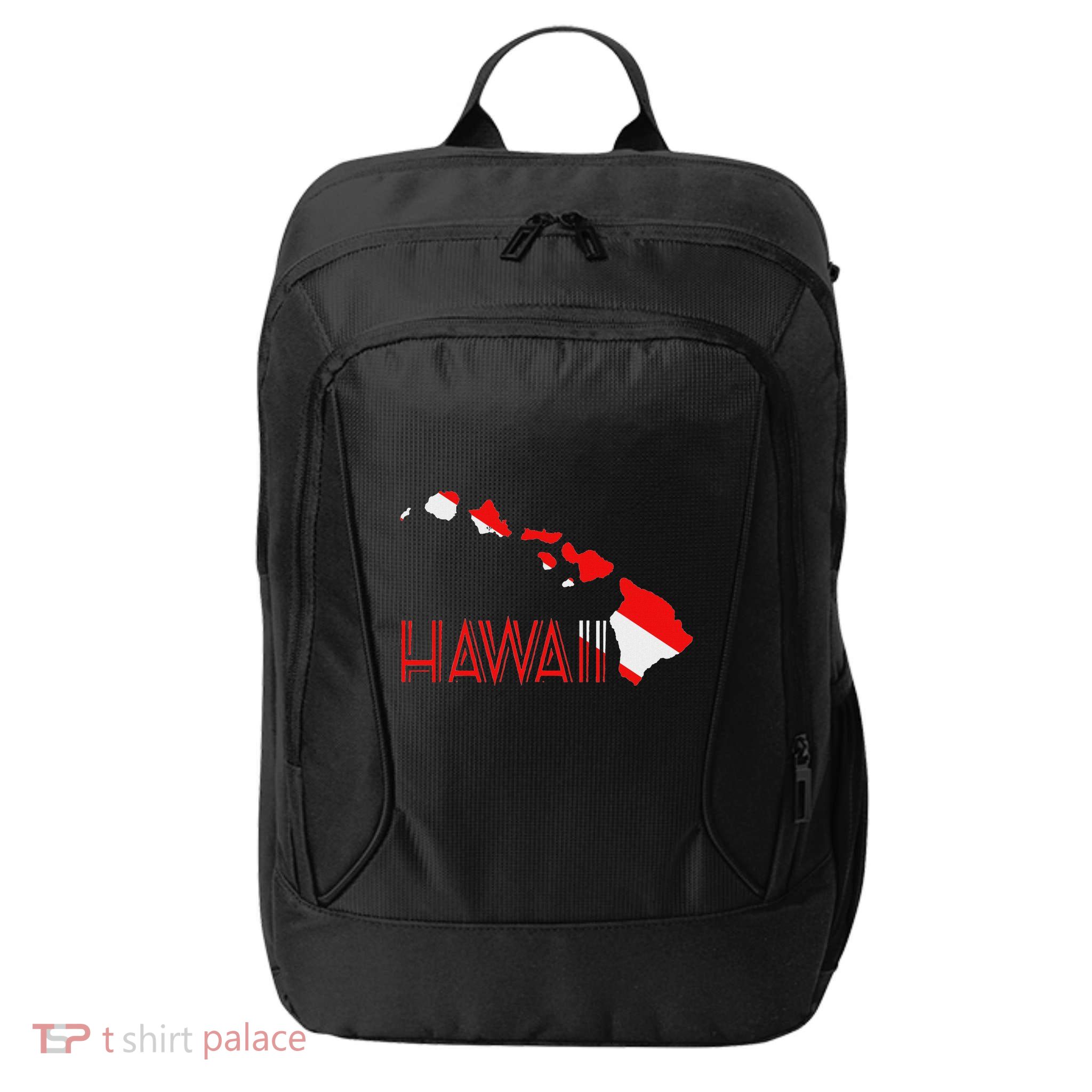 Scuba Dive Hawaii Scuba Diving Flag City Backpack