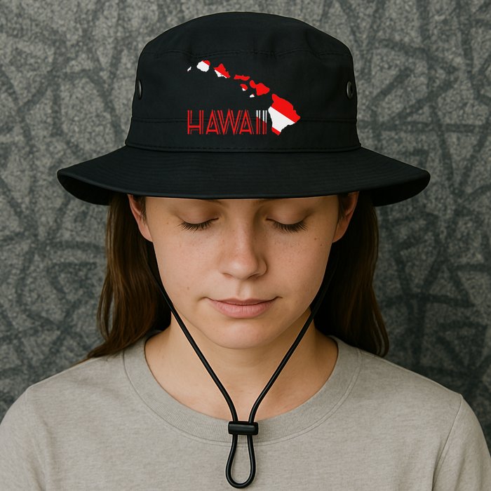 Scuba Dive Hawaii Scuba Diving Flag Bucket Hat