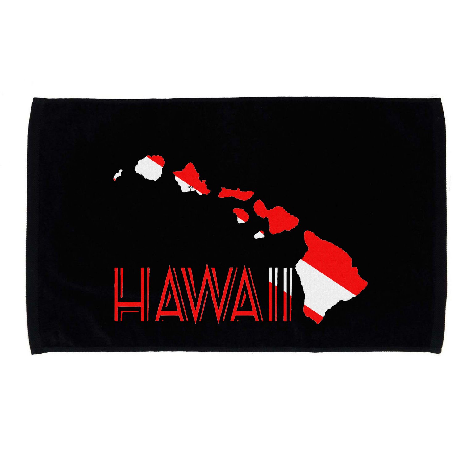 Scuba Dive Hawaii Scuba Diving Flag Microfiber Hand Towel