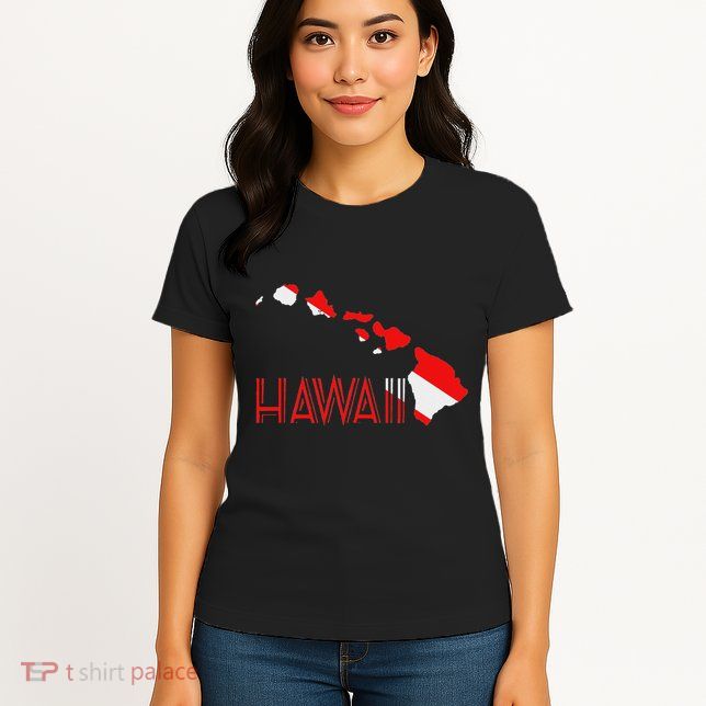 Scuba Dive Hawaii Scuba Diving Flag Womens T-Shirt