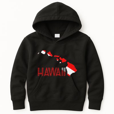 Scuba Dive Hawaii Scuba Diving Flag Kids Hoodie
