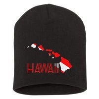 Scuba Dive Hawaii Scuba Diving Flag Short Acrylic Beanie