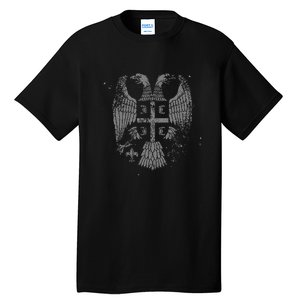 Serbian Double Headed Eagle For A Serbia Fan Tall T-Shirt