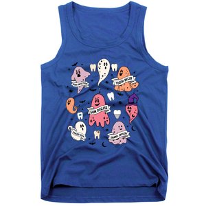 Spooky Dentist Hygienist Halloween Dental Assistant Squad Cool Gift Tank Top