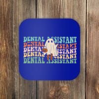 Spooky Dentist Hygienist Retro Dental Assistant Halloween Great Gift Coaster