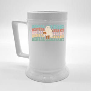 Spooky Dentist Hygienist Retro Dental Assistant Halloween Great Gift Beer Stein