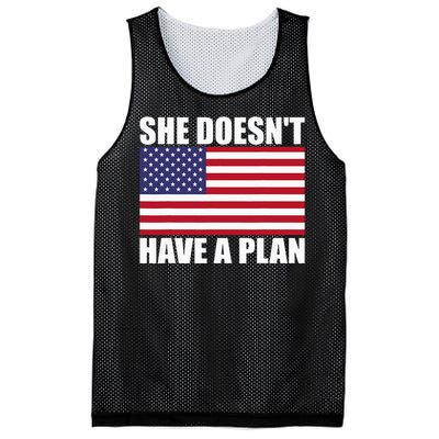 She DoesnT Have A Plan Trump Harris Mesh Reversible Basketball Jersey Tank