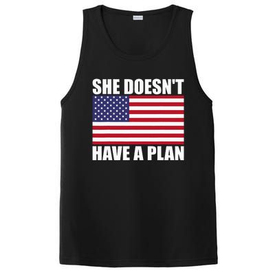 She DoesnT Have A Plan Trump Harris PosiCharge Competitor Tank