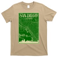 San Diego Hand Drawn Skyline Map T-Shirt