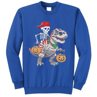 Skeleton Dinosaur Halloween Costume Meaningful Gift Sweatshirt