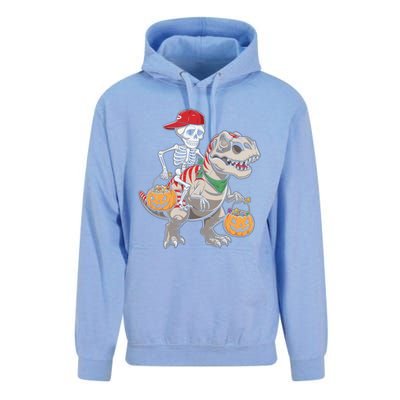 Skeleton Dinosaur Halloween Costume Meaningful Gift Unisex Surf Hoodie