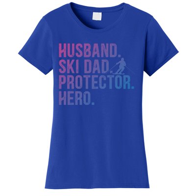 Ski Dad Husband Hero Gift Women's T-Shirt