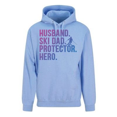 Ski Dad Husband Hero Gift Unisex Surf Hoodie