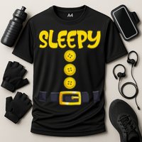 Sleepy Dwarf Halloween Costume Funny Gift Idea Sleepy Dwarf Cooling Performance Crew T-Shirt