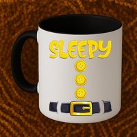 Sleepy Dwarf Halloween Costume Funny Gift Idea Sleepy Dwarf Mug