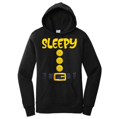 Sleepy Dwarf Halloween Costume Funny Gift Idea Sleepy Dwarf Women's Pullover Hoodie