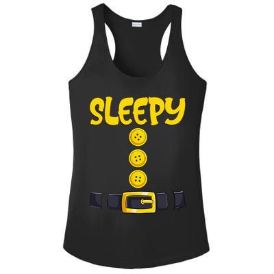 Sleepy Dwarf Halloween Costume Funny Gift Idea Sleepy Dwarf Ladies PosiCharge Competitor Racerback Tank