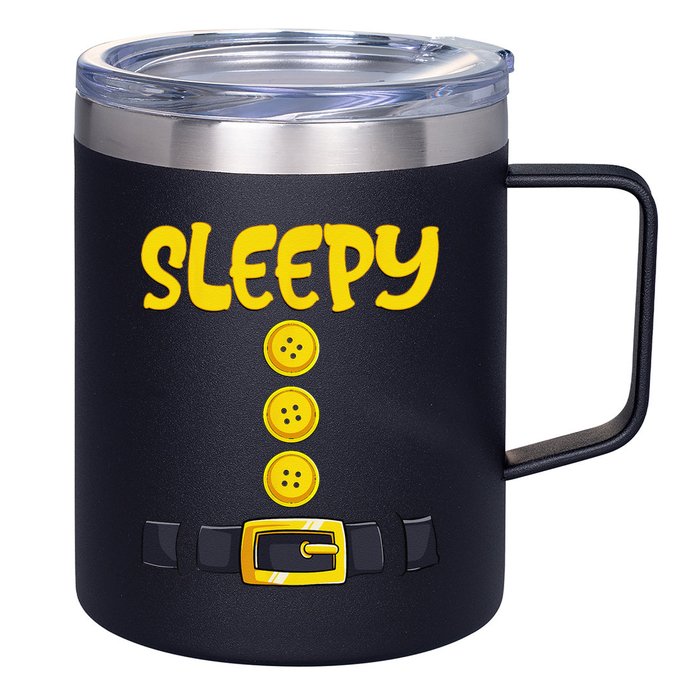 Sleepy Dwarf Halloween Costume Funny Gift Idea Sleepy Dwarf 12oz Stainless Steel Coffee Mug