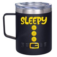 Sleepy Dwarf Halloween Costume Funny Gift Idea Sleepy Dwarf 12oz Stainless Steel Coffee Mug