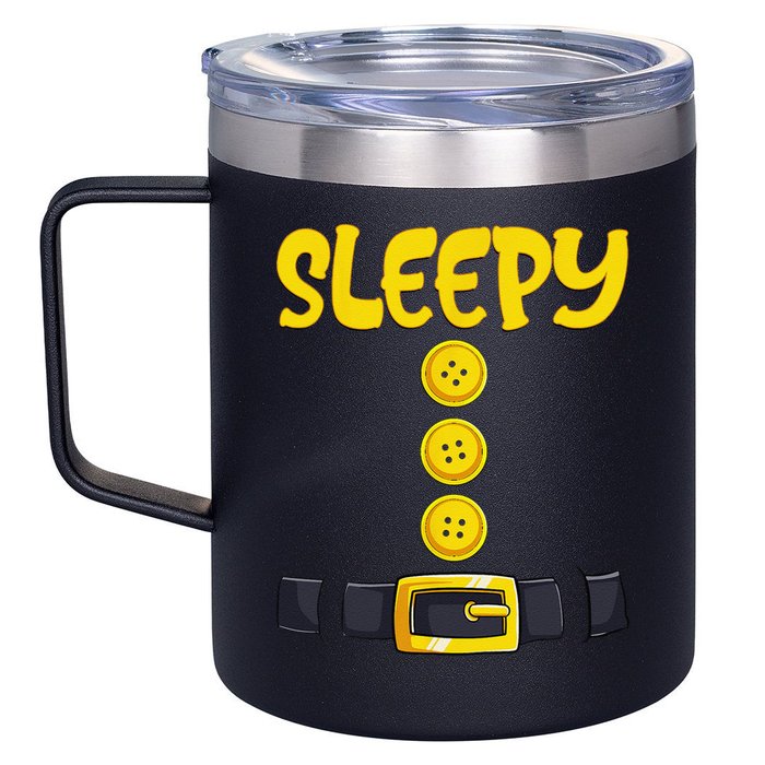 Sleepy Dwarf Halloween Costume Funny Gift Idea Sleepy Dwarf 12oz Stainless Steel Coffee Mug