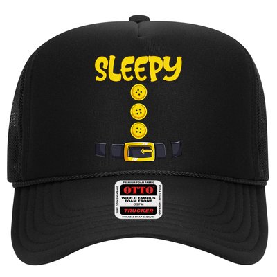 Sleepy Dwarf Halloween Costume Funny Gift Idea Sleepy Dwarf Trucker Hat