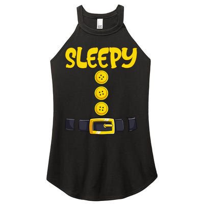 Sleepy Dwarf Halloween Costume Funny Gift Idea Sleepy Dwarf Women's Perfect Tri Rocker Tank