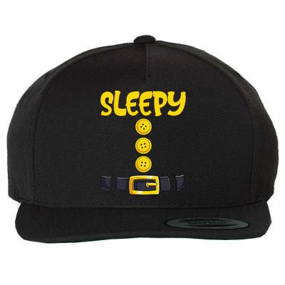 Sleepy Dwarf Halloween Costume Funny Gift Idea Sleepy Dwarf Wool Snapback Cap