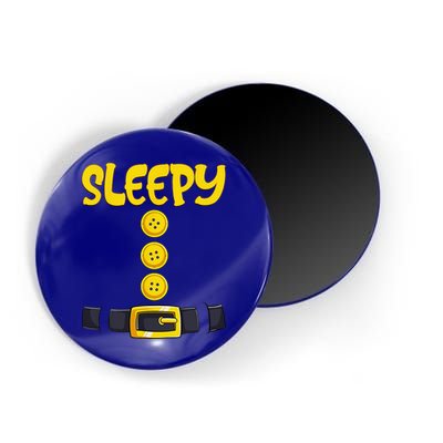 Sleepy Dwarf Halloween Costume Funny Gift Idea Sleepy Dwarf Magnet