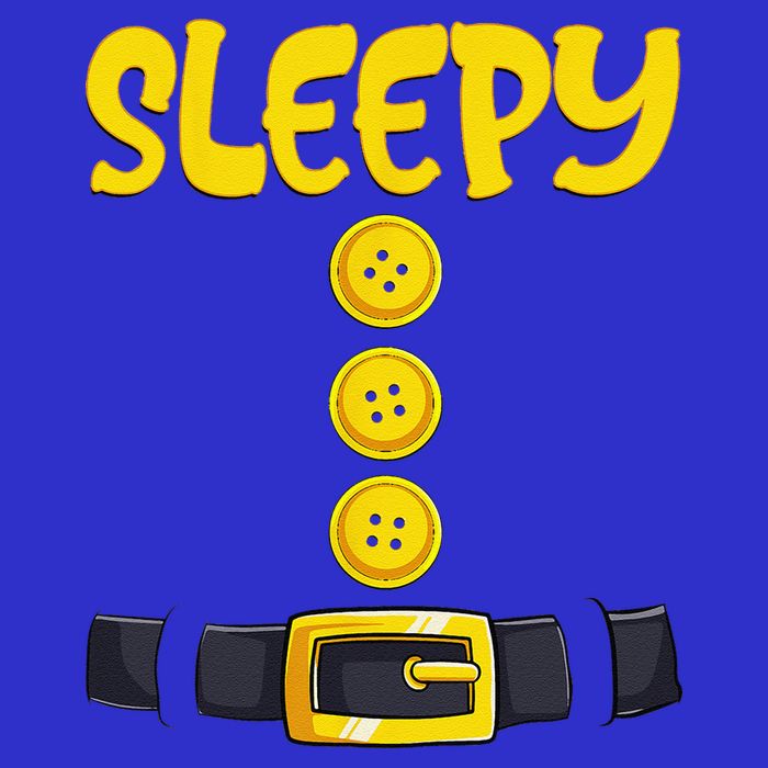 Sleepy Dwarf Halloween Costume Funny Gift Idea Sleepy Dwarf Magnet