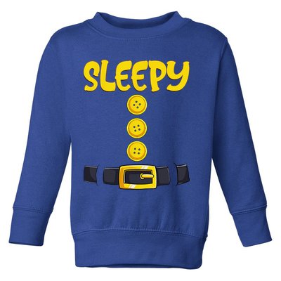 Sleepy Dwarf Halloween Costume Funny Gift Idea Sleepy Dwarf Toddler Sweatshirt