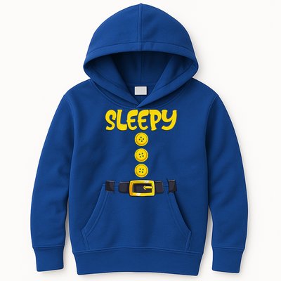 Sleepy Dwarf Halloween Costume Funny Gift Idea Sleepy Dwarf Kids Hoodie