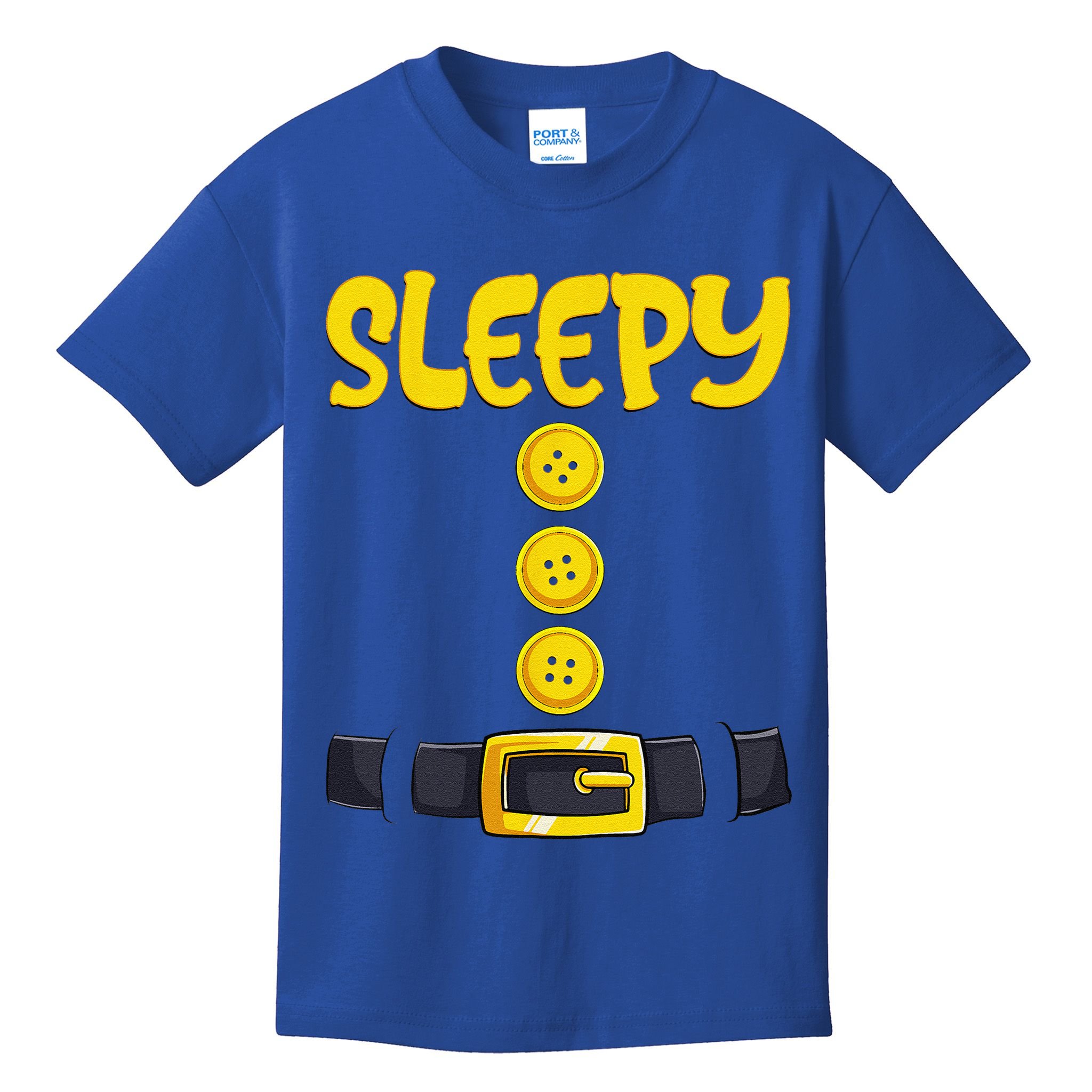 Sleepy Dwarf Halloween Costume Funny Gift Idea Sleepy Dwarf Kids T-Shirt