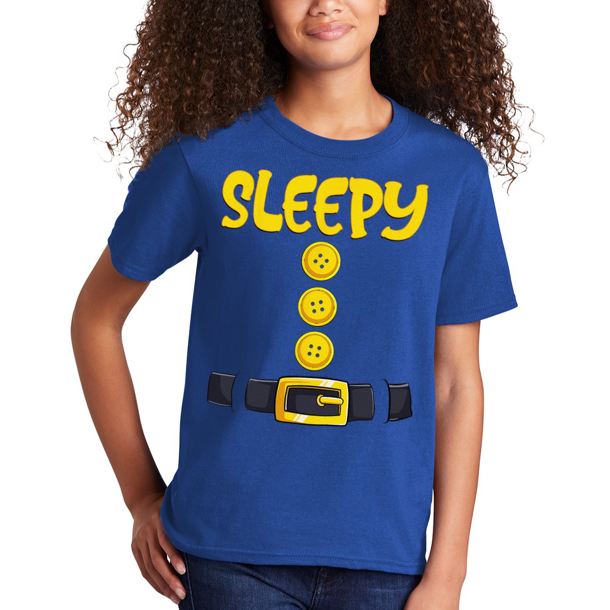 Sleepy Dwarf Halloween Costume Funny Gift Idea Sleepy Dwarf Kids T-Shirt