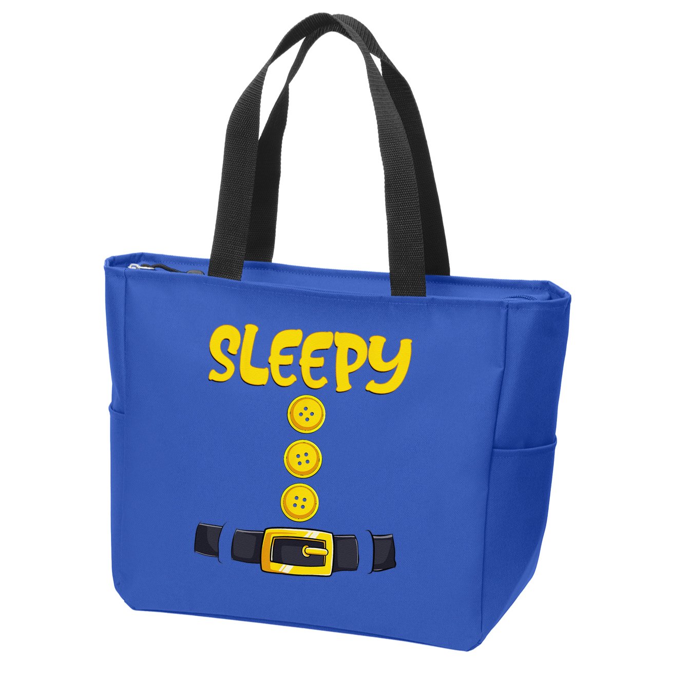 Sleepy Dwarf Halloween Costume Funny Gift Idea Sleepy Dwarf Zip Tote Bag