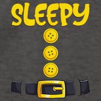 Sleepy Dwarf Halloween Costume Funny Gift Idea Sleepy Dwarf Vector Backpack