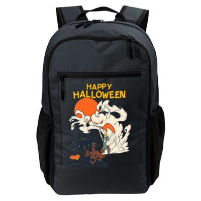 Scooby Doo Halloween Scooby Shaggy Ghostly Haunt Daily Commute Backpack