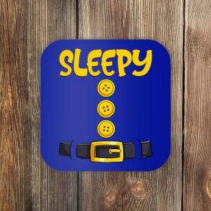 Sleepy Dwarf Halloween Costume Funny Gift Idea Sleepy Dwarf Gift Coaster